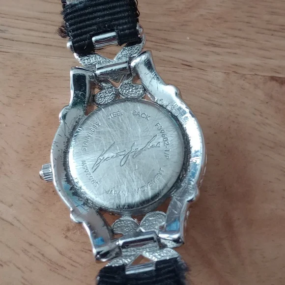 Kenneth Jay Lane Crystal Locket Watch - Picture 4 of 6